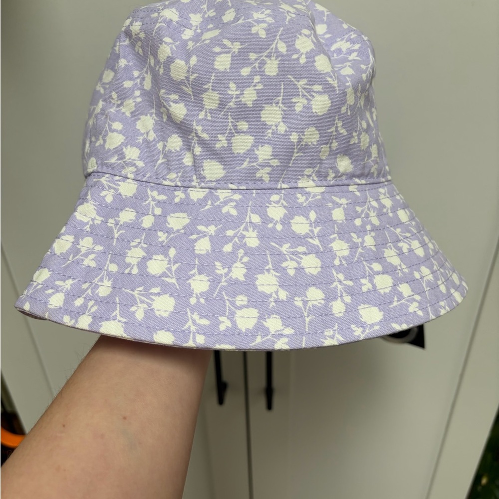Lavender Floral Bucket Hat